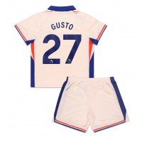 Camisa de Futebol Chelsea Malo Gusto #27 Equipamento Secundário Infantil 2024-25 Manga Curta (+ Calças curtas)